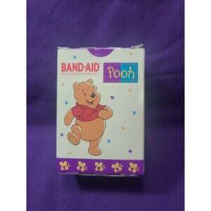 Band-Aid Disney Winnie Pooh Band-Aid Full Box of 30 1997 RARE HTF